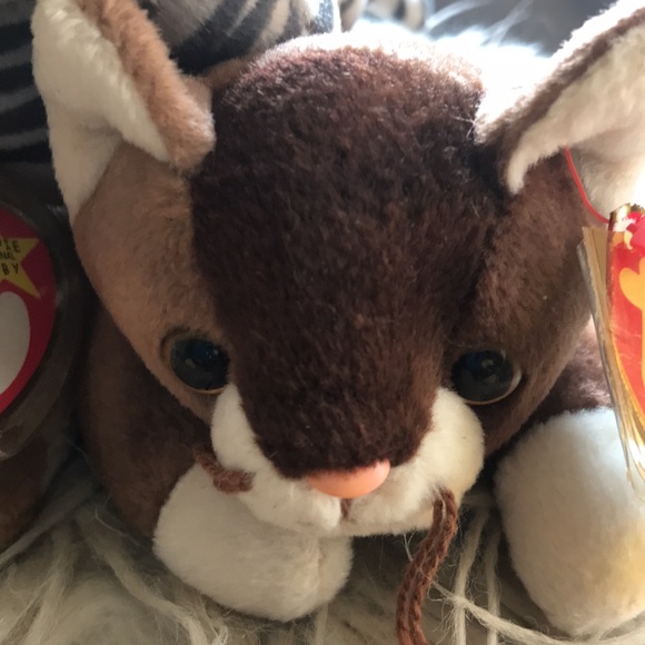 BEANIE BABY 3 Cats Prance, Pounce, & Snip Vintage Collectible Plush Toy Bundle - Picture 4 of 14